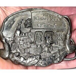 Arroyo Grande The Tinder Box Belt Buckle Limited & Numbered 46/500 Silver 1984